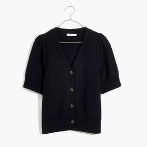 NWT Madewell Short-Sleeve Cardigan Sweater size Small